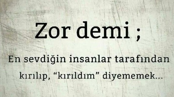 Kırılınca hiçbir şey olmamış gibi davrandığınız oluyor mu?