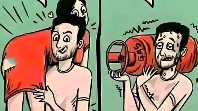 Kadınlar tüpten daha agir ama tüpü kaldıramıyorum kadını kaldiriyorum neden?