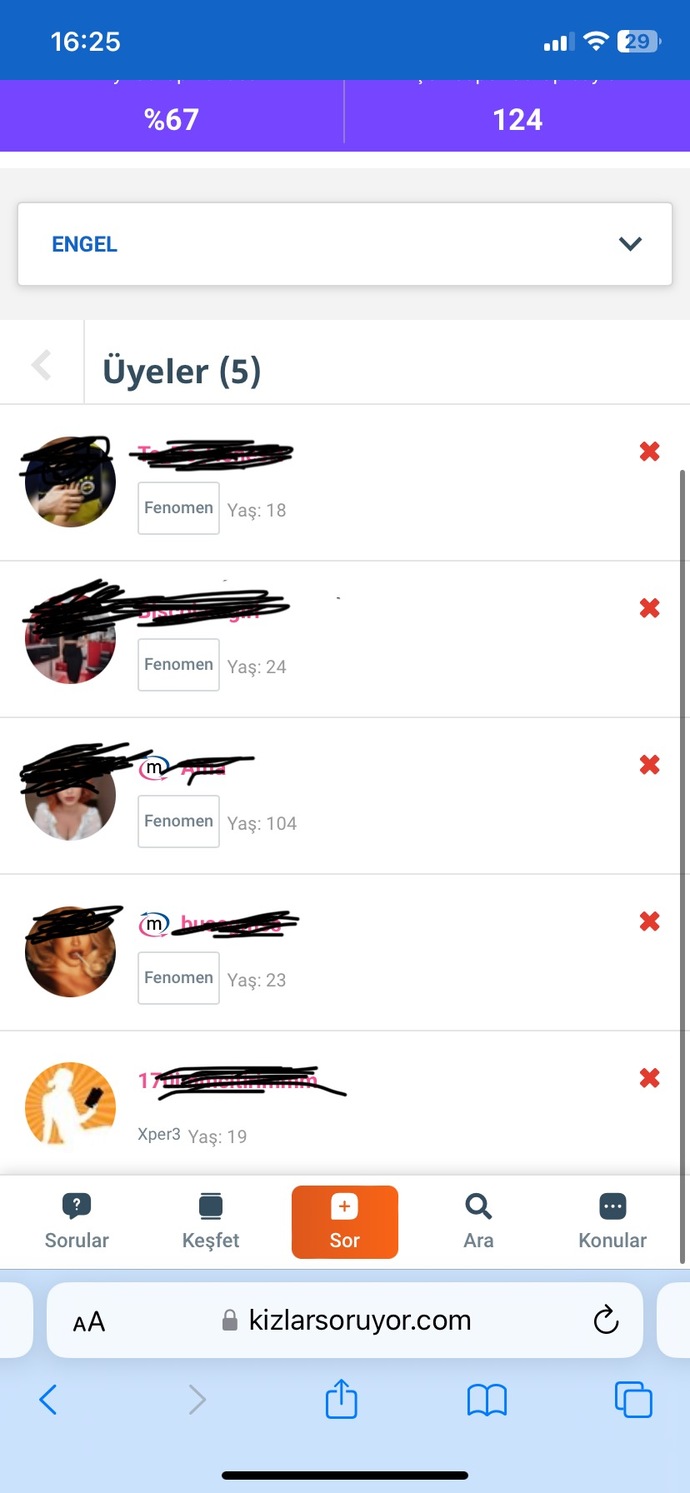 Engellendiğinizi görünce nasıl hissediyorsunuz?