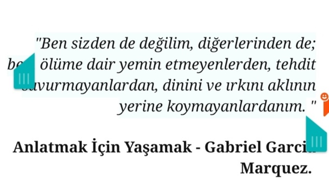 "Anlatmak için yaşamak" kitabını okuyan var mı?