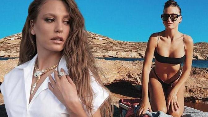 Serenay Sarıkaya'nın pozları sosyal medyayı salladı! Sence nasıl olmuş?