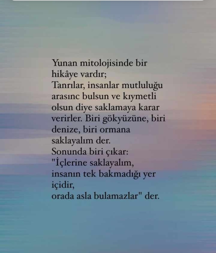 Mutluluğu siz nerede arıyorsunuz?