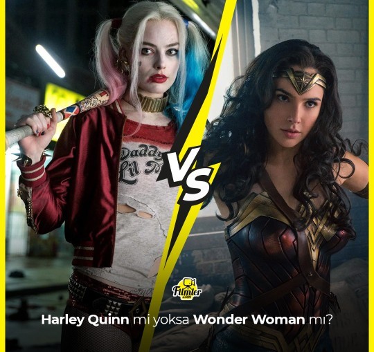 Herley Quenn mi daha havalı Wonder woman mı?