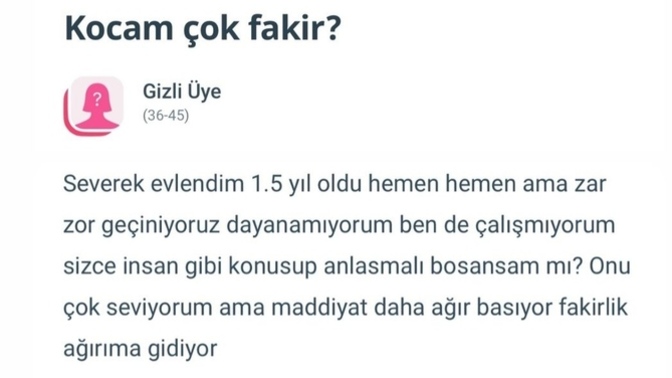 Evlilikte maddiyat mı önemli aşk mı😂?