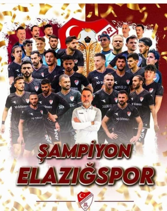 Tebrikler Elazığ spor 2. ligdede şampiyon olur mu?