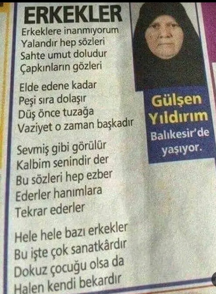 Şiirler okumak veya yazmak? ya da  şairler?