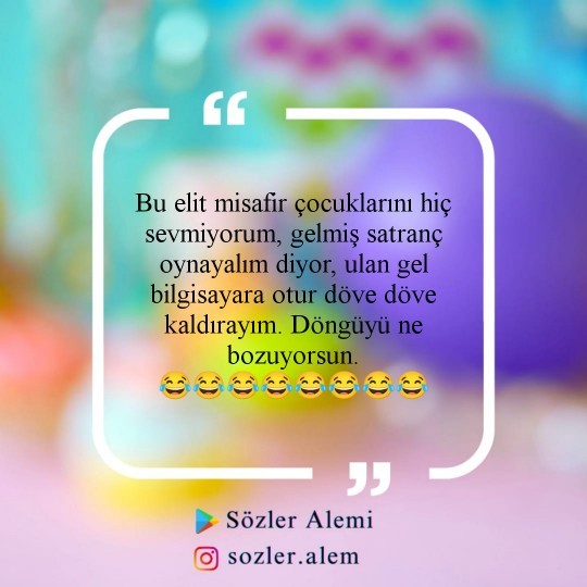 Misafir çocuğunu sever misin?