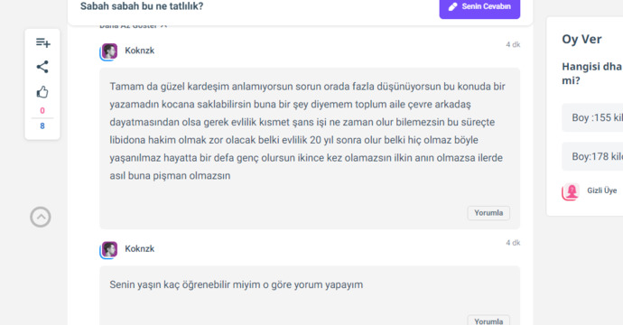 Kızlar piskolojiniz bozuk sizcee?