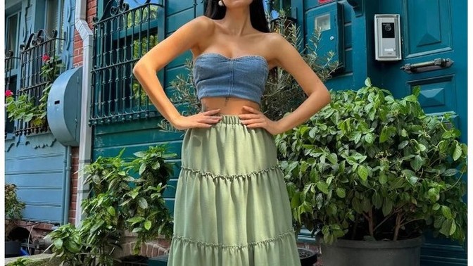 Bu eteğin modeli nasıl?