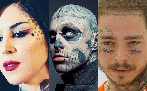 Dövme yüzde itici mi duruyor sizce?