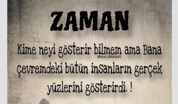 Zaman geçtikçe çevrenizdekileri tanıdınız mı?