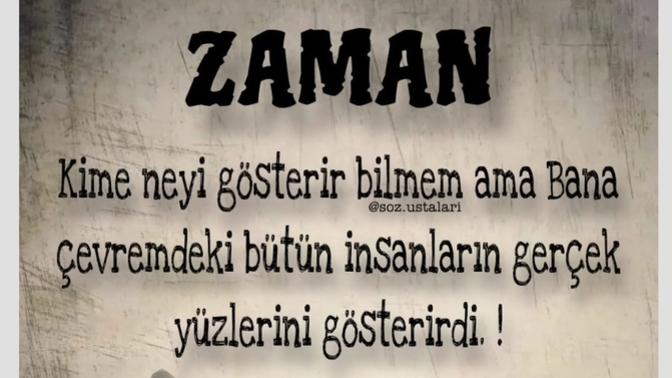 Zaman geçtikçe çevrenizdekileri tanıdınız mı?