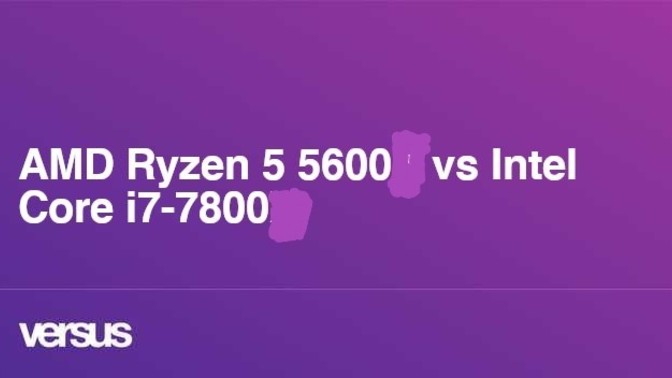 Hangi işlemci daha iyi İNTEL İ7 7800 VS RYZEN 5 5600 ?
