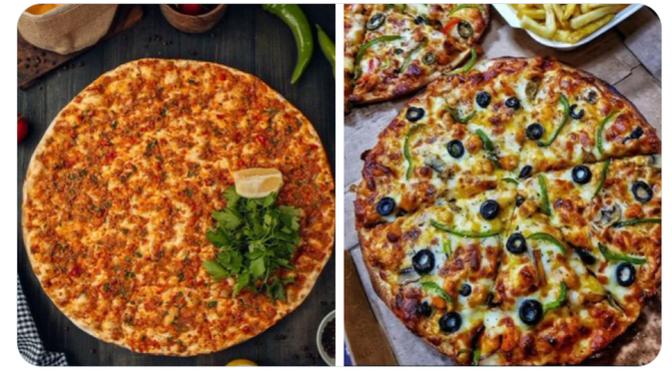 Lahmacun mu Pizza mı sizce?