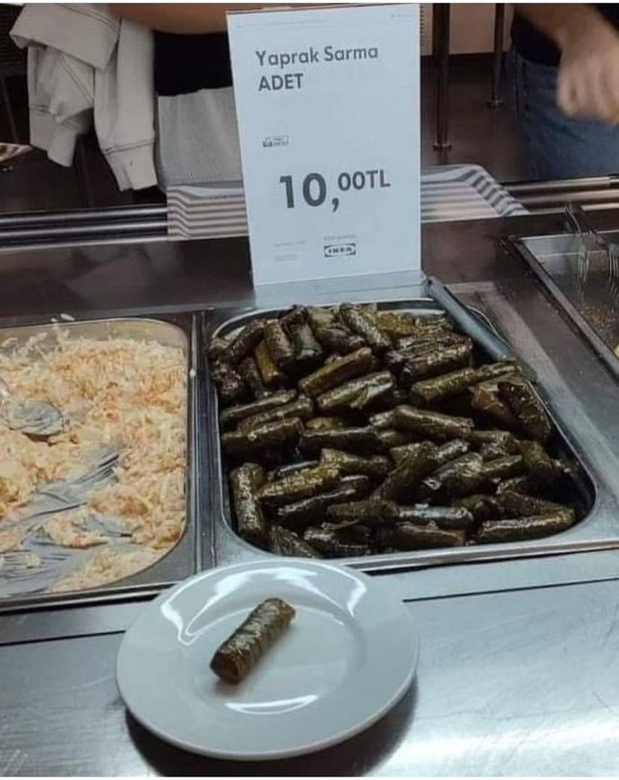 Yaprak sarmanın tanesi 10 lira oldu, bu fiyata yer misiniz 🙄 ?