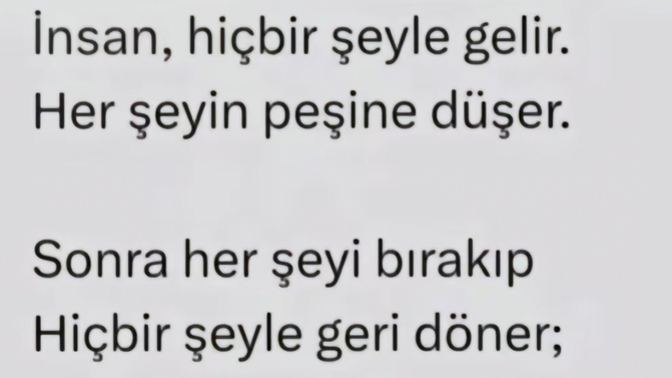 Hayatta hep verici tarafmısın sonrada herşeyi duzeltıp gıden tarafmı?