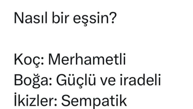 Nasıl bir eşsin?