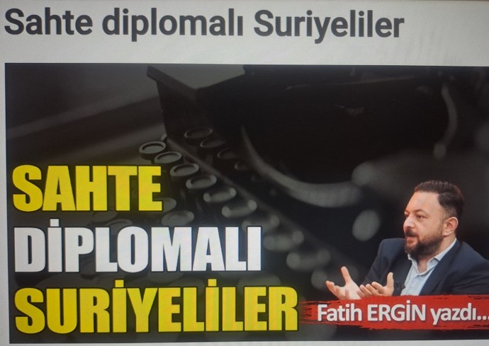 Suriyeli çok dr ve sağlık çalışanı var. hepsi sahte belgeli. siz bu konu hakkında ne düşünüyorsunuz?