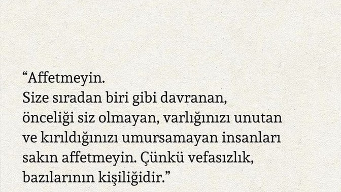 Siz hiç haketmeyen birini affettiniz mi?
