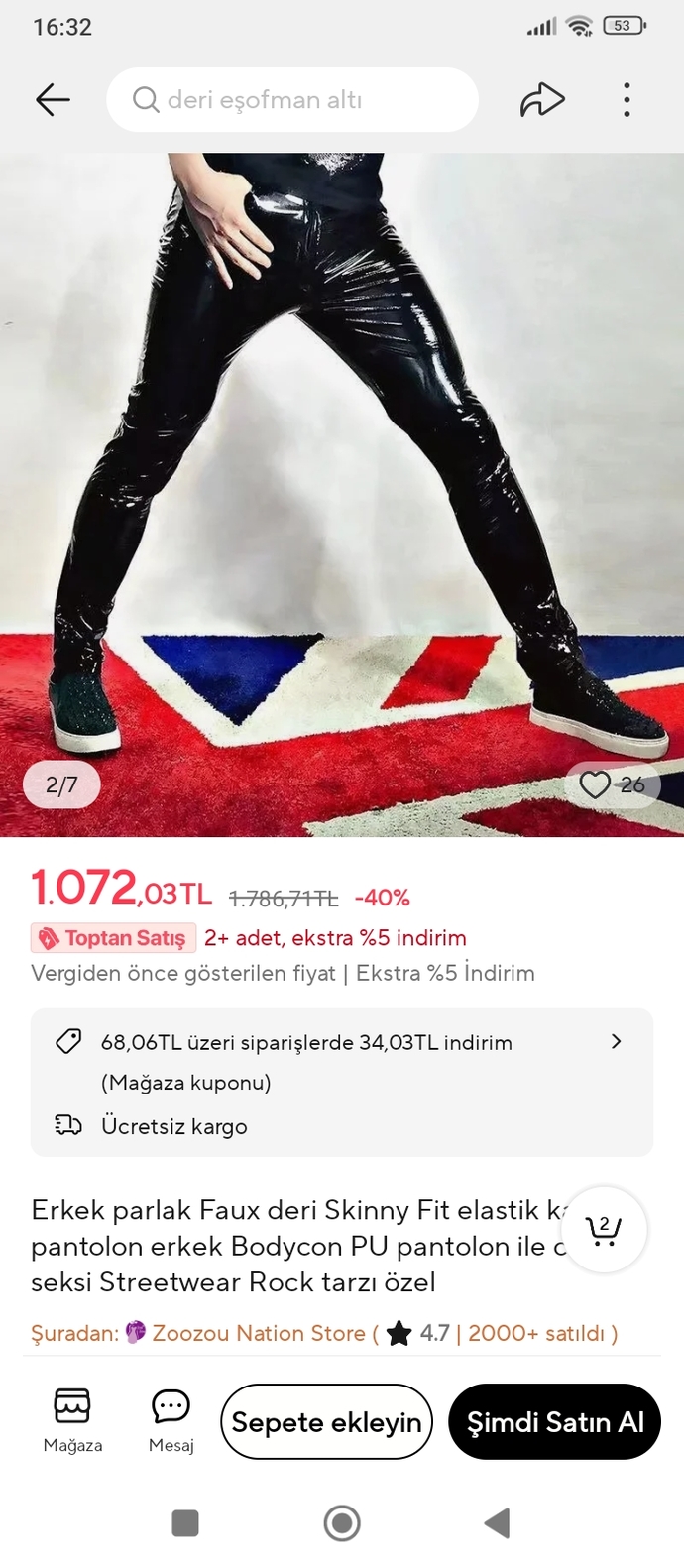 Erkek arkadaşıma doğum günü hediyesi alıcam sizce pantolon nasıl?