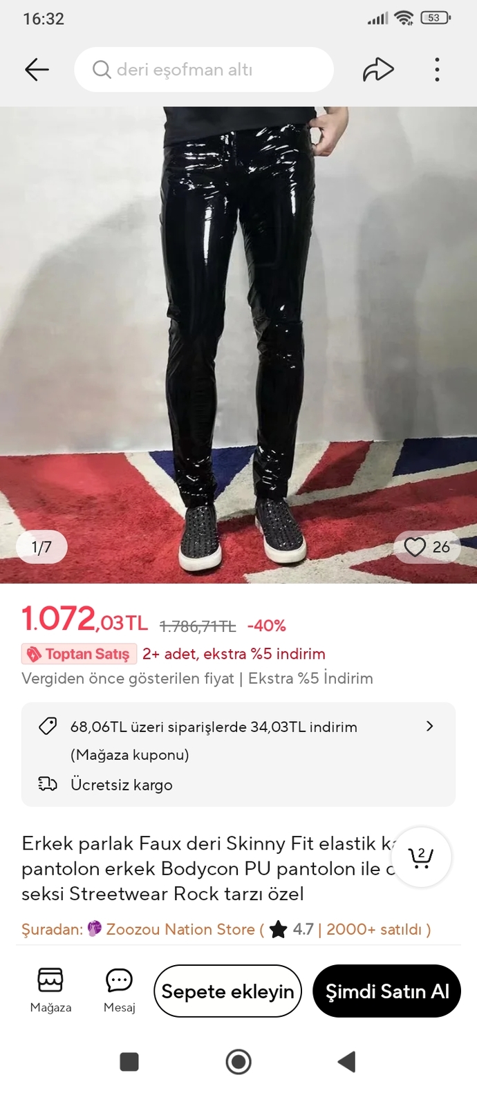 Erkek arkadaşıma doğum günü hediyesi alıcam sizce pantolon nasıl?