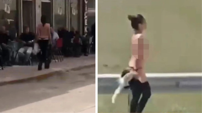 Ağrıda bir kadın, protesto amaçlı caddede üstsüz şekilde dolaştı. Ne düşünüyorsunuz?