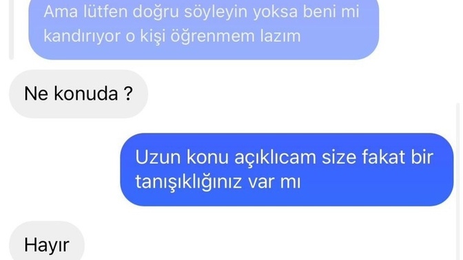 Karşı tarafın attığı mesaj size inandırıcı geldi mi?