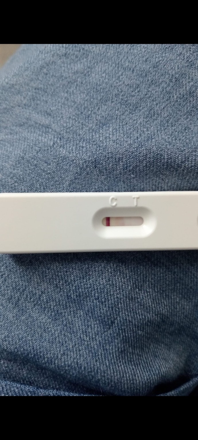 1 saat sonra test böyle oldu hamile miyim?
