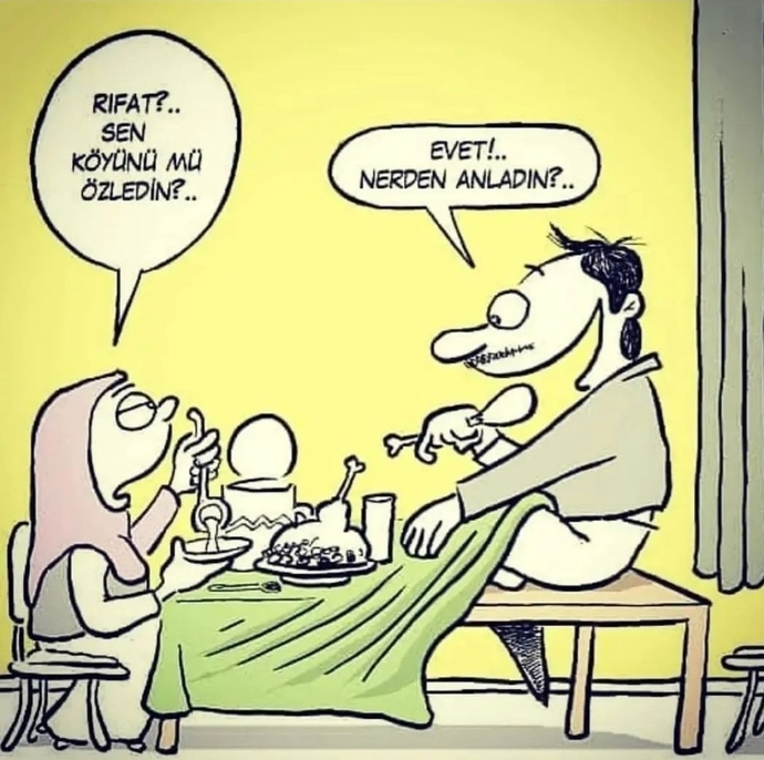 Yer sofrasında yemek yemek için köyde mi olmak lazım?