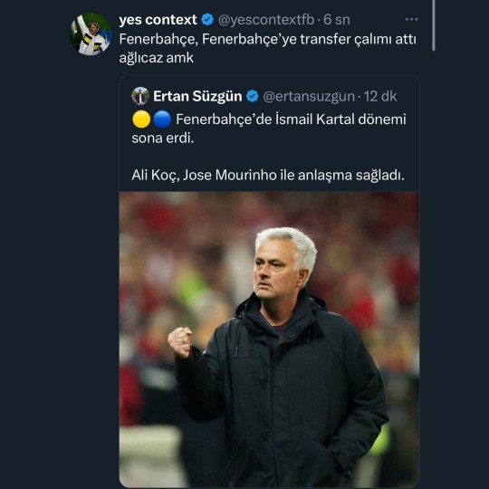 Jose Mourinho Fenerbahçede gelecek sene Fenerbahceyi ne bekliyor başkan kim olacak sizce?