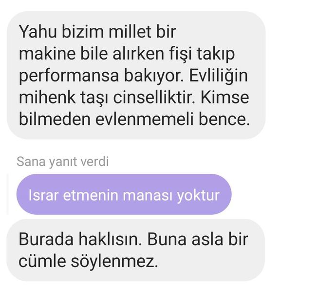 Böyle düşünen erkoyla tanıştım, siz olsaydınız ne yapardınız kızlar?
