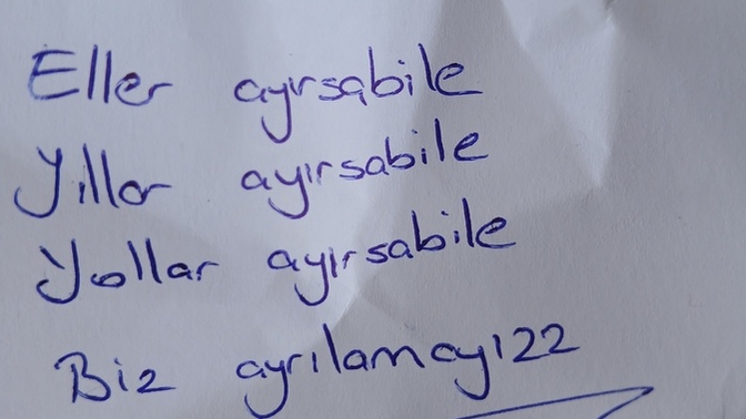 Sevdiceğimin cebinden böyle bir kağıt düştü. Ona Sabile'nin kim olduğunu sormalı mıyım?
