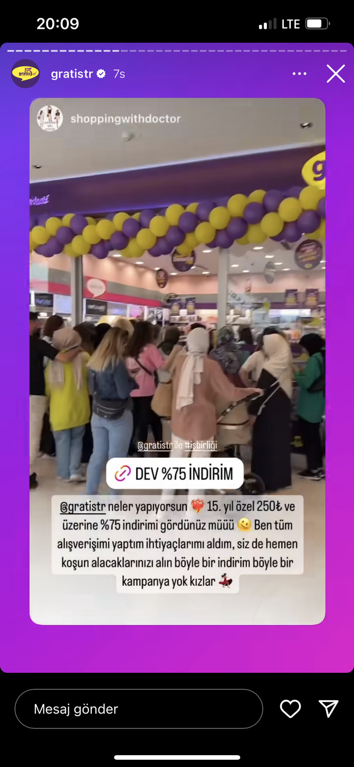 Bugün Gratis alışverişi yapabildiniz miii?
