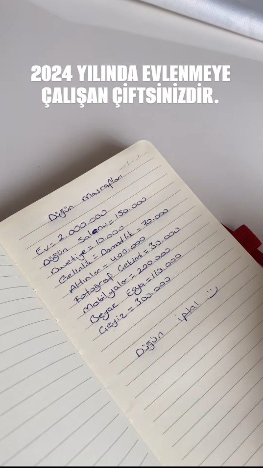 Evlilik masrafları hakkında ne düşünüyorsunuz?