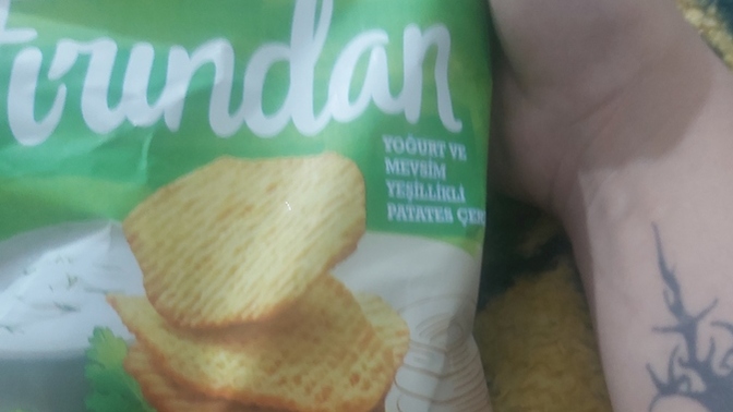 Sevdiğiniz bir cips var mı?