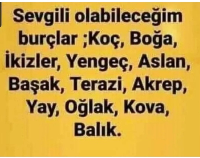 Bu konuda çok seçiciyim öyle herkesle yapamam 🤭 var mı sizinde no asla dediğiniz?