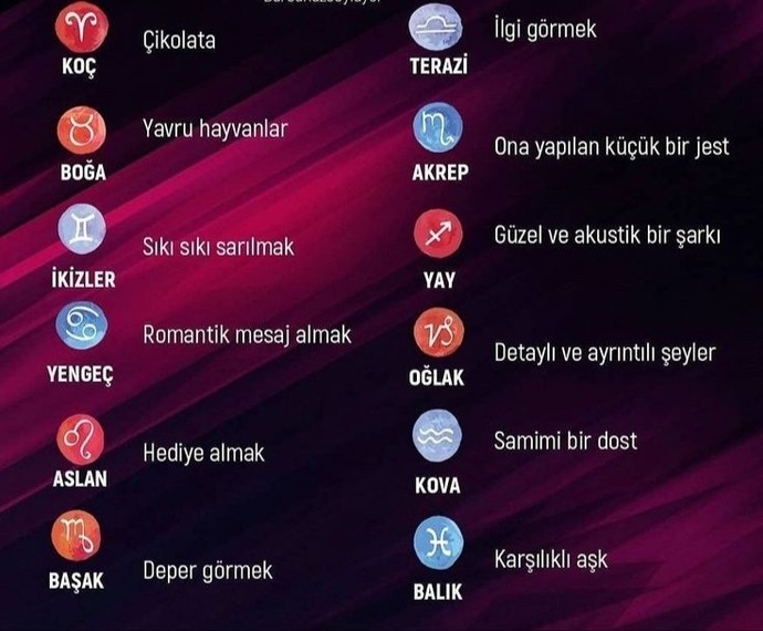 Burcuna göre sen ne seviyorsun?