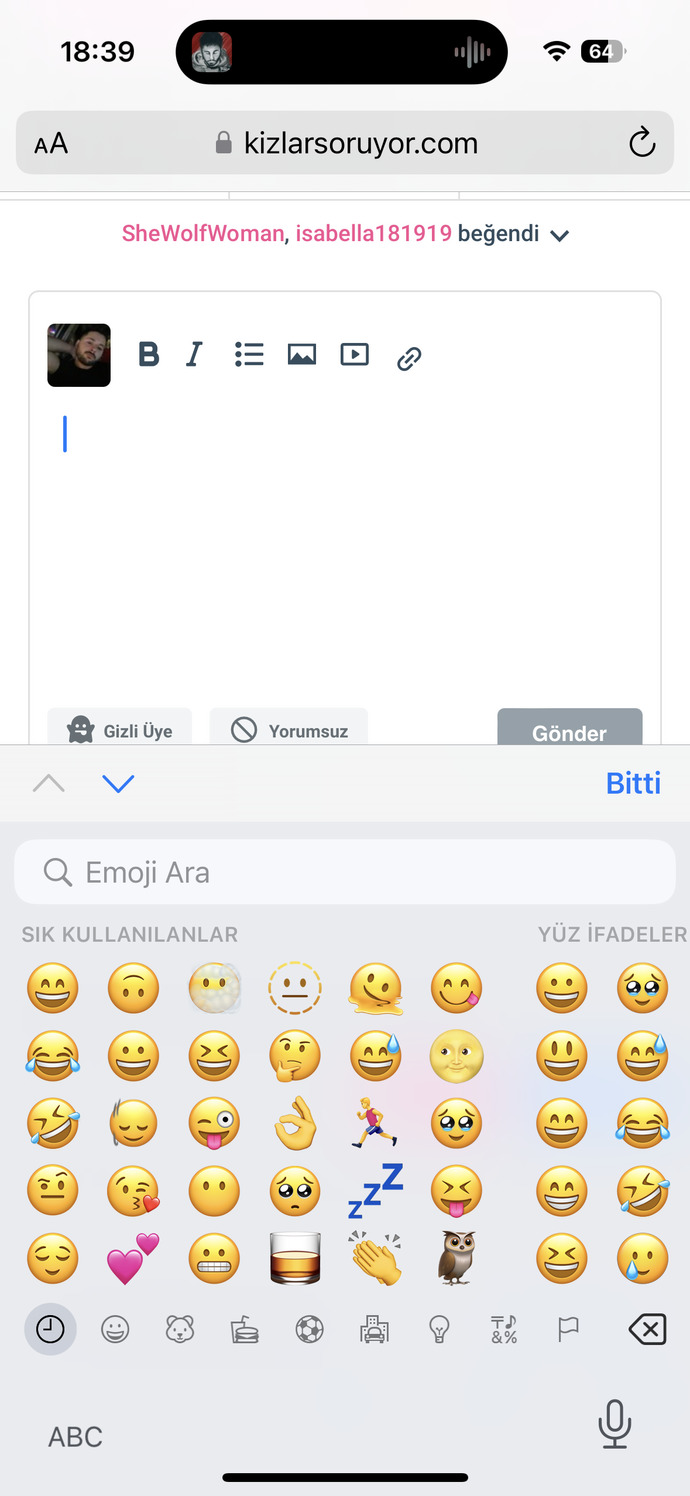 En çok kullandığınız 3 emoji nedir?
