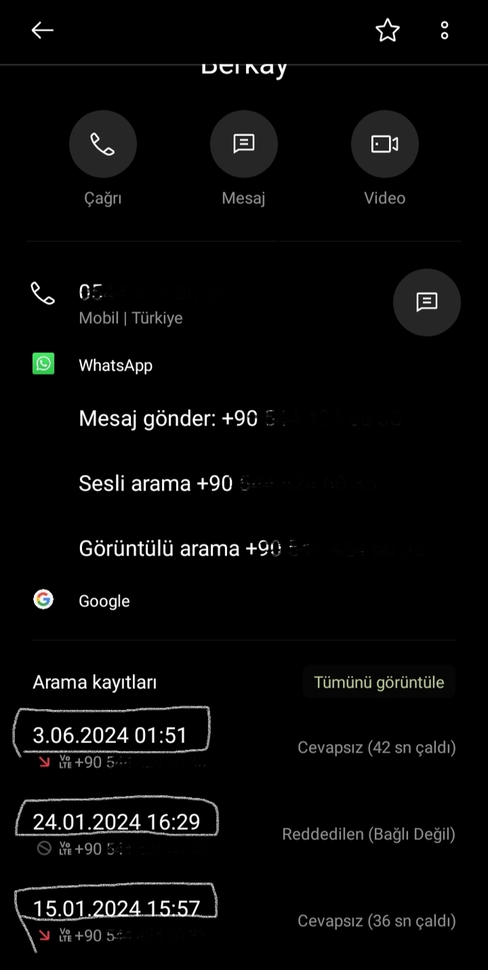 Eski sevgilinizin numarasını hemen mi silersiniz ?
