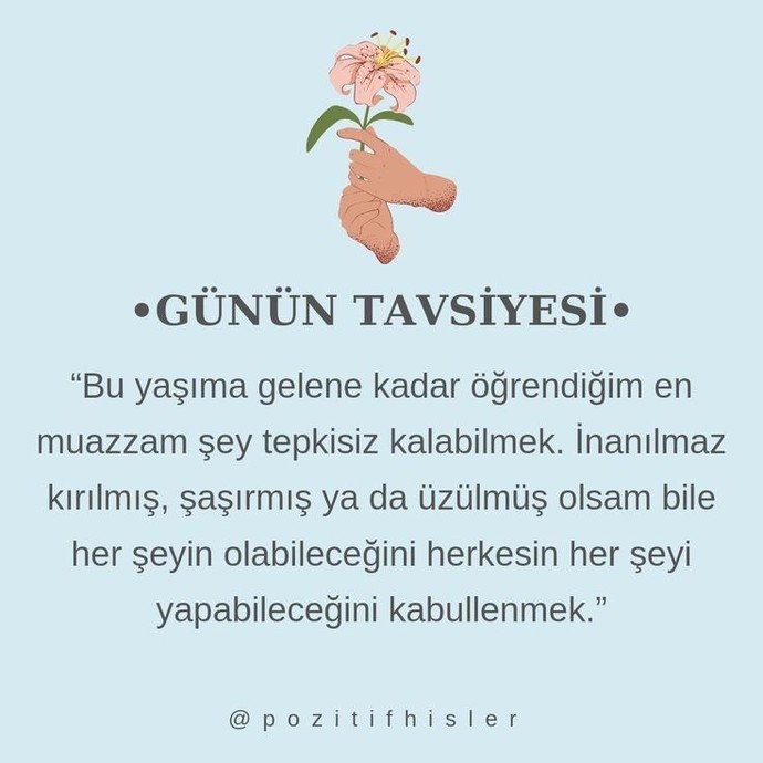 Kendine tavsiye verecek olsaydın ne olurdu?