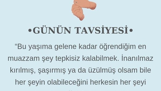 Kendine tavsiye verecek olsaydın ne olurdu?