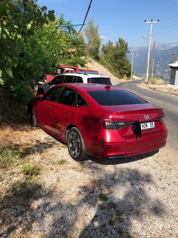 Benimki arabamın markası olan Honda nın HON u
