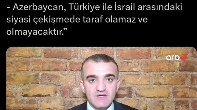 Azarbayjan'ın İsrail'e desteği hakkında ne düşünüyorsunuz?