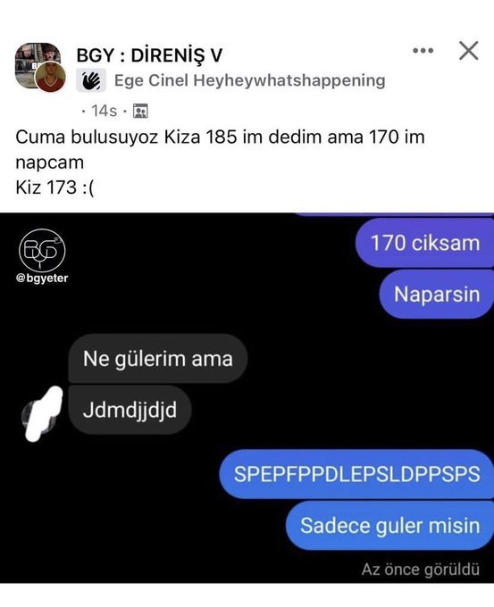 Buluştunuz erkek sizden kısa çıksa ne yaparsınız kızlar?