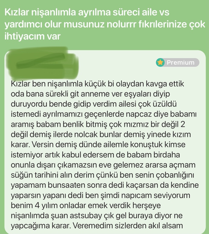 Arkadaşlar hepinizden yardım istiyorum lütfen erkekler abilerim ablarim cevaplarınıza fikirlerinize ihtiyacım var?