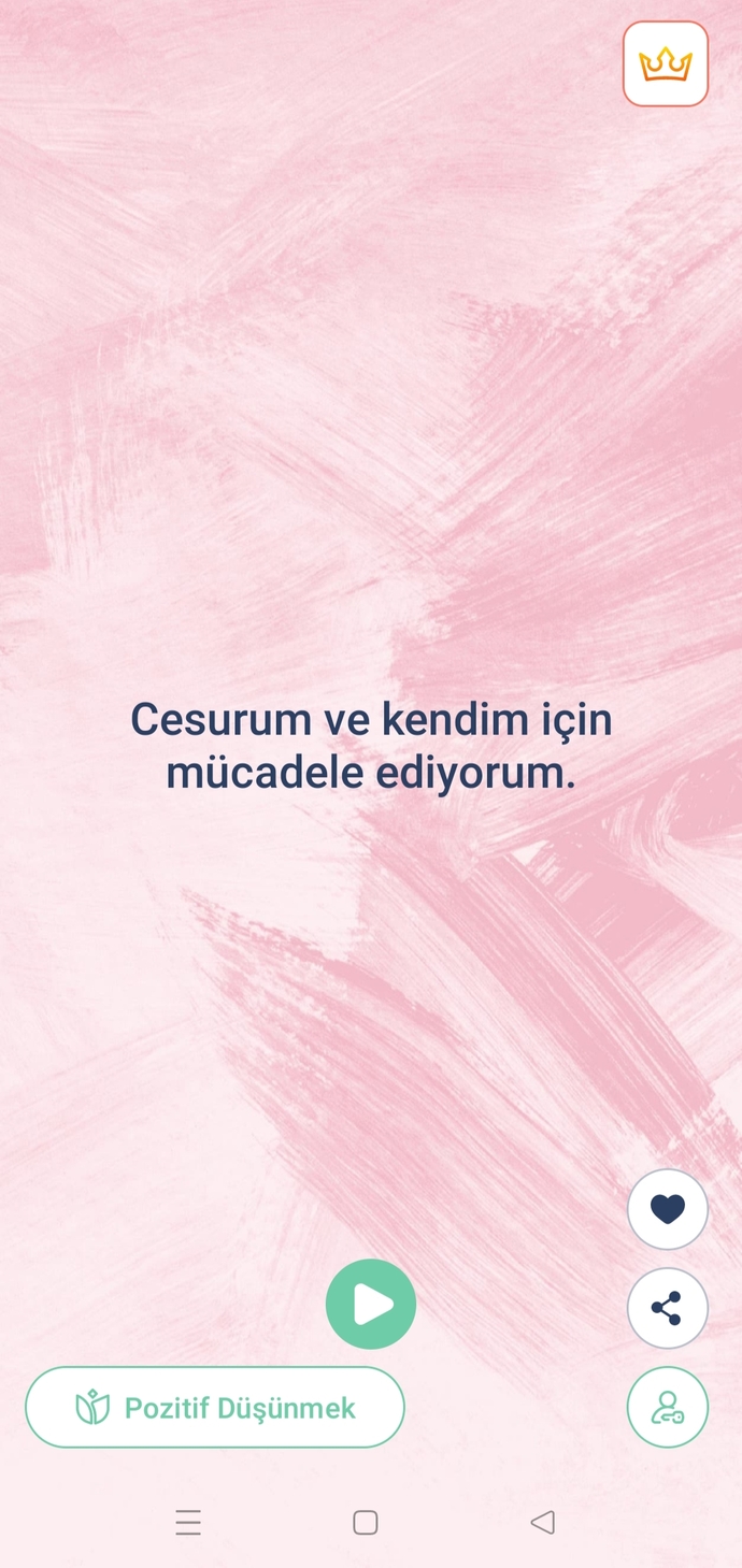 Mücadeleden yoruldum ama tekrar kalkıyorum mecbur.