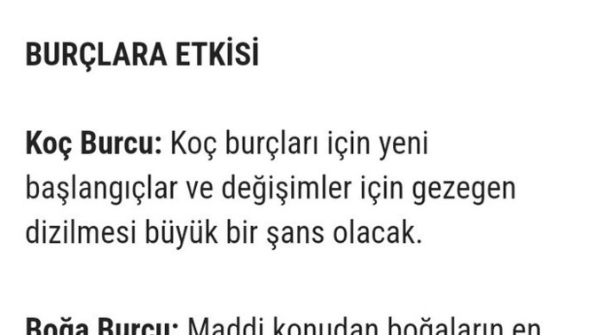 Bugün gerçekleşecek olan gezegen geçidinin burcuna göre etkisi ne?