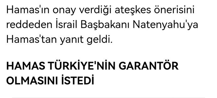 Erdoğan, " Hamas Anadoluyu koruyor "dedi ne düşünüyorsunuz?