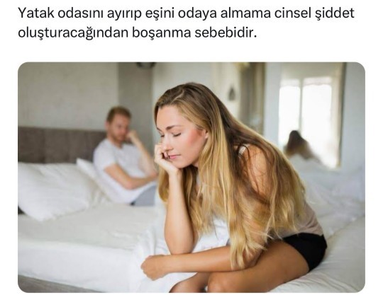 Yatağı ayırmak boşanma sebebi midir?