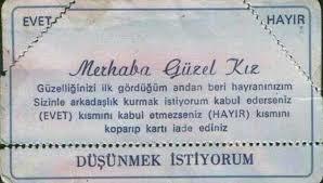 Buraya bir not bırakacak olsaydın bu ne olurdu?